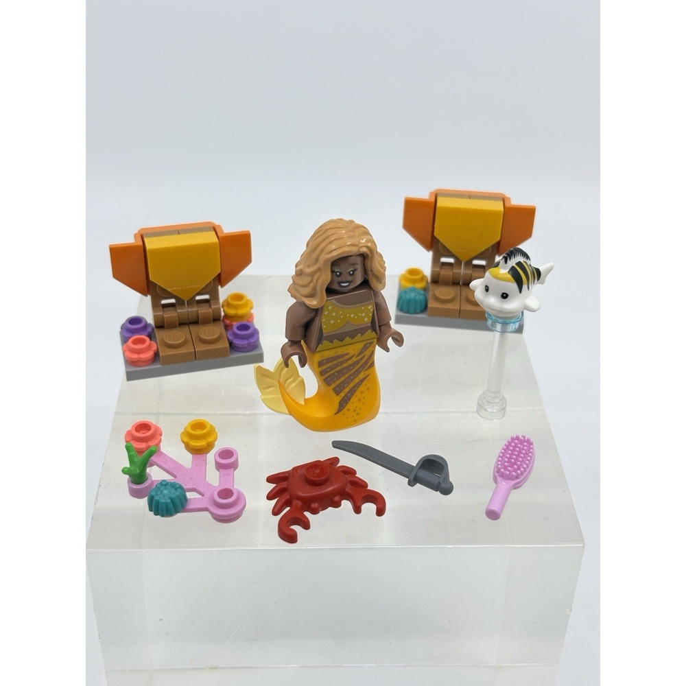 LEGO® Disney Little Mermaid Indira Minifigure  Royal Clamshell And Parts